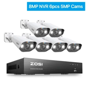 8CH POE Video Surveillance 4K 8MP 5MP HD