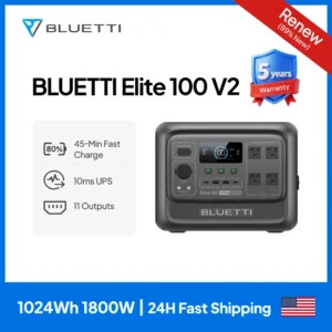 BLUETTI Elite 100 V2 Power Station 1800W 1024Wh