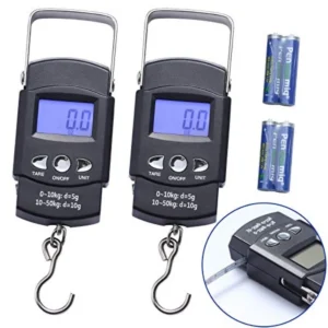 2 Pack Fish Scales, Portable Luggage Weight Scale