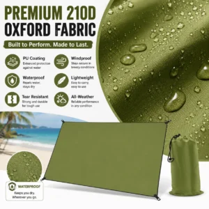 59x83" Outdoor Waterproof Tarp